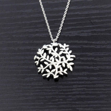 Filigree Leaf Charm Necklace-Your Soul Place